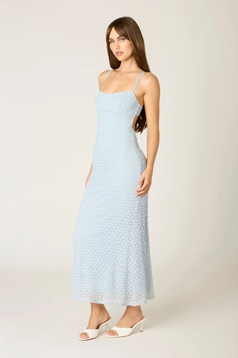 Textured Mesh Midi Dress sold by Cotton Candy LA product image thumbnail 2