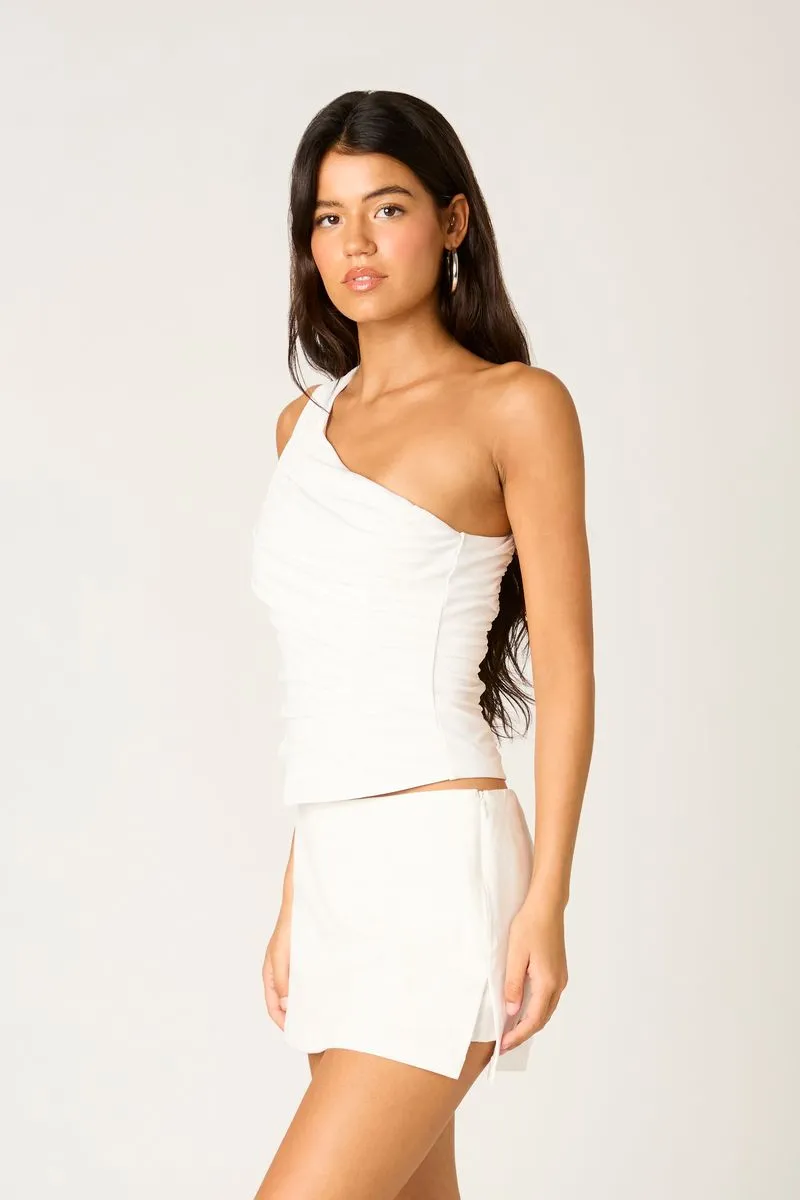 Asymmetrical Ruched Top sold by Cotton Candy LA product image thumbnail 2
