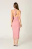 Ruched Mesh Midi Dress sold by Cotton Candy LA