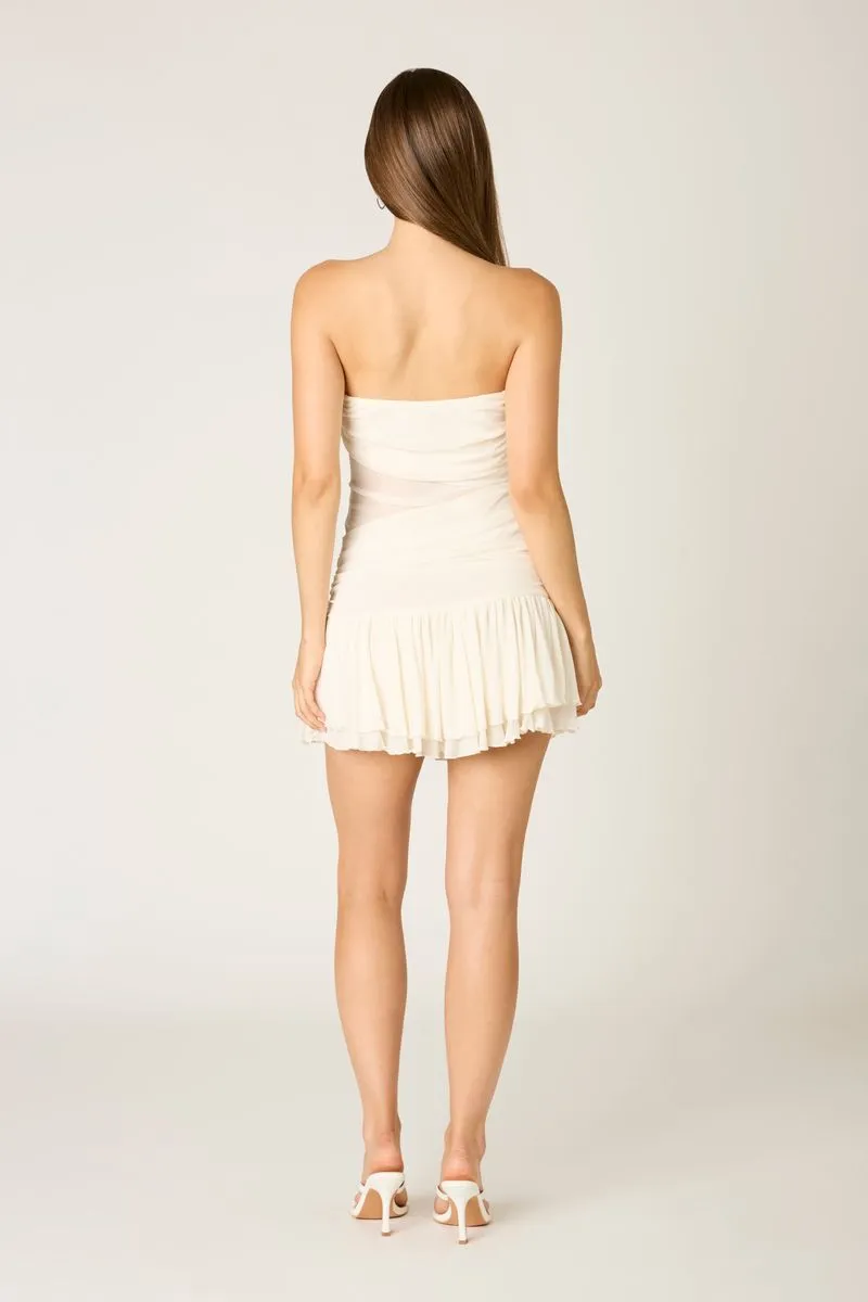 Strapless Mesh Mini Dress sold by Cotton Candy LA product image thumbnail 3