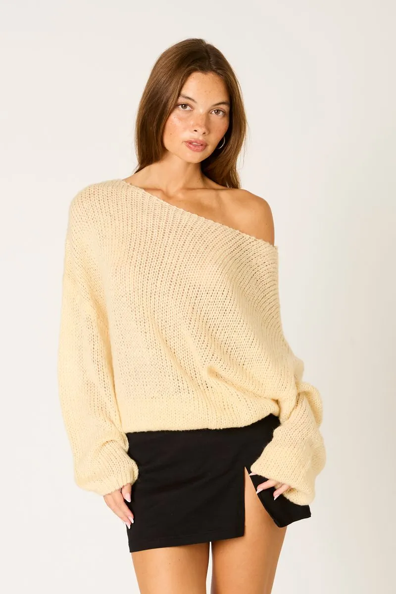 Slouchy Knit Sweater sold by Cotton Candy LA