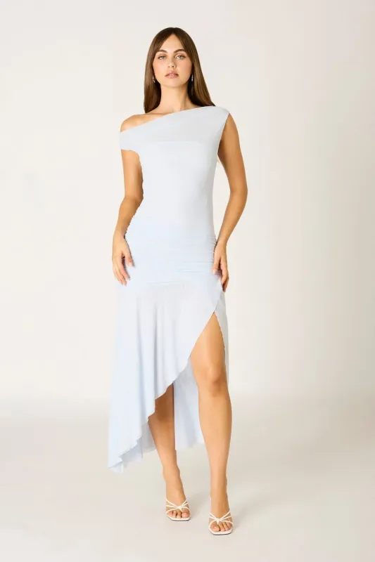 Mesh Asymmetric Midi Dress sold by Cotton Candy LA