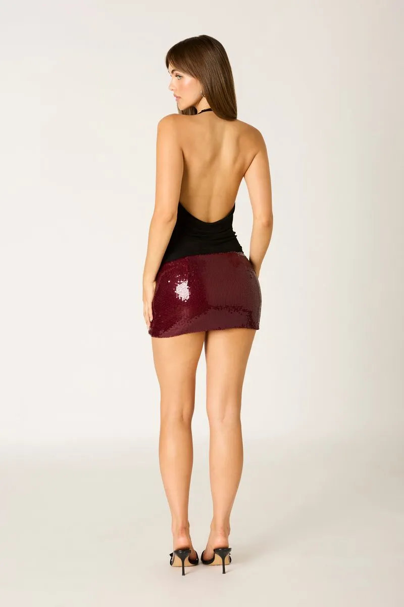 Sequin Mini Skirt sold by Cotton Candy LA product image thumbnail 3