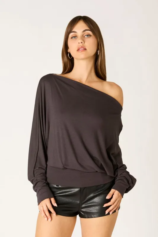 Off-Shoulder Jersey Top sold by Cotton Candy LA