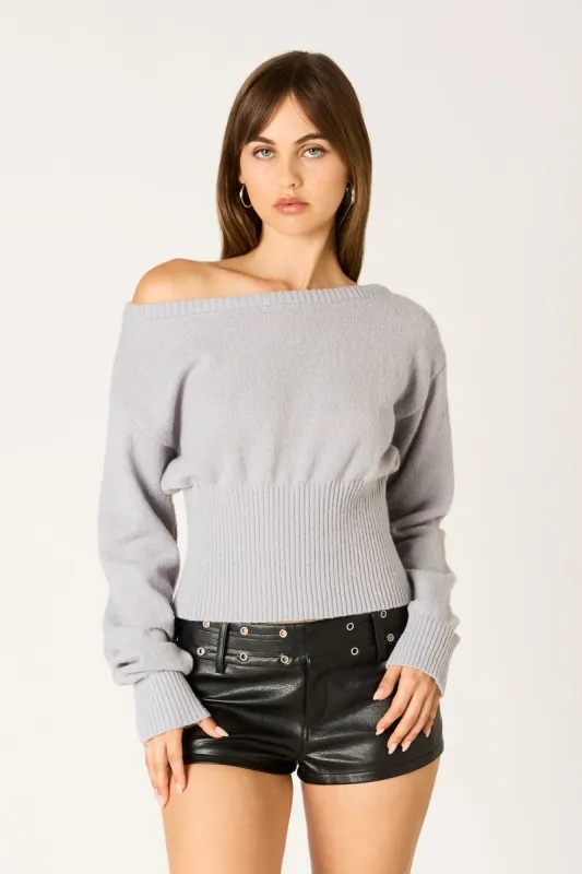 Off-Shoulder Sweater Top sold by Cotton Candy LA
