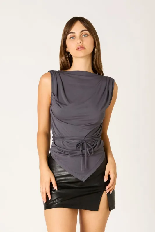 Stretch Jersey Open Back Top sold by Cotton Candy LA