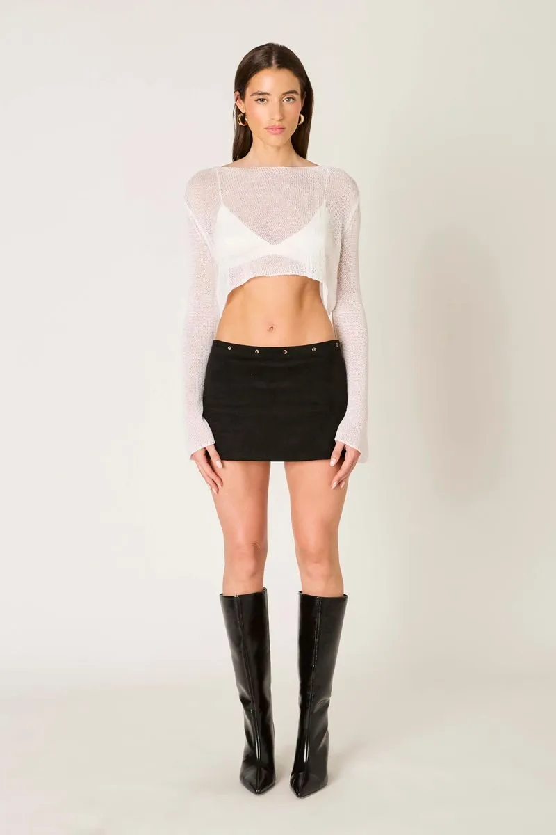 Sheer Knit Long Sleeve sold by Cotton Candy LA product image thumbnail 2