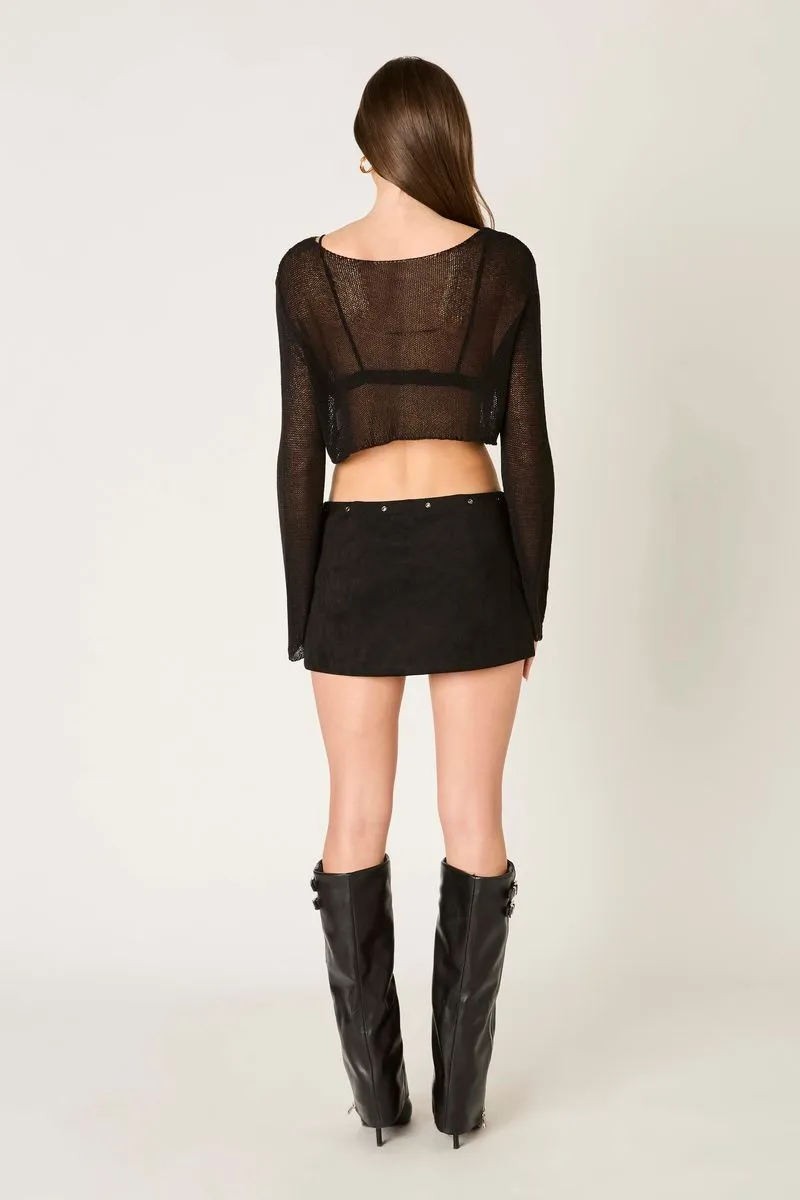 Sheer Knit Long Sleeve sold by Cotton Candy LA product image thumbnail 4