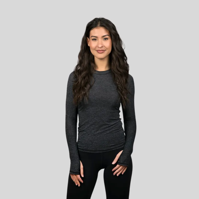 Laguna Long-Sleeve Women's Sun Shirt - Heathered sold by JOJU