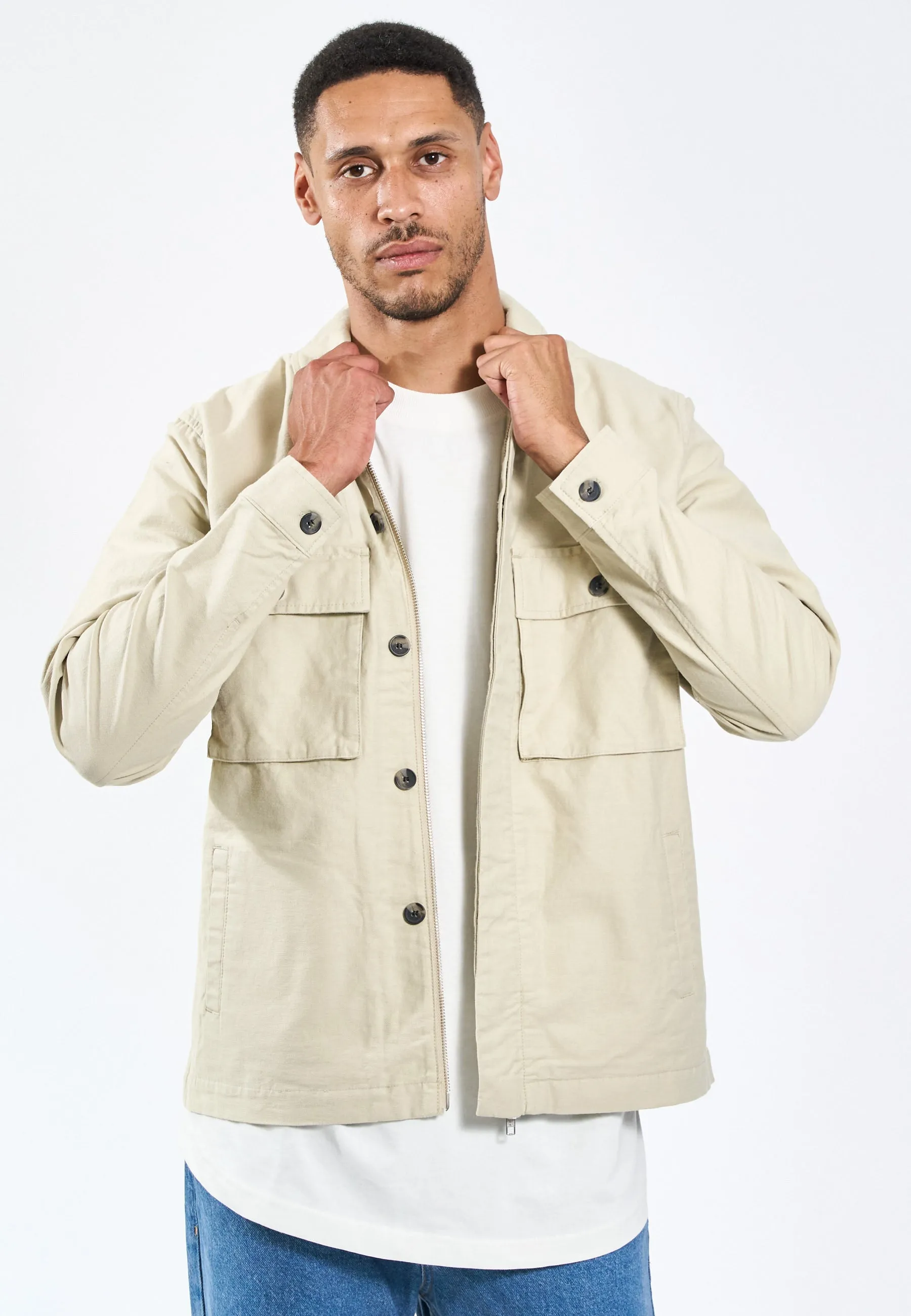 Monterey Overshirt - Bone White sold by Legends product image thumbnail 5