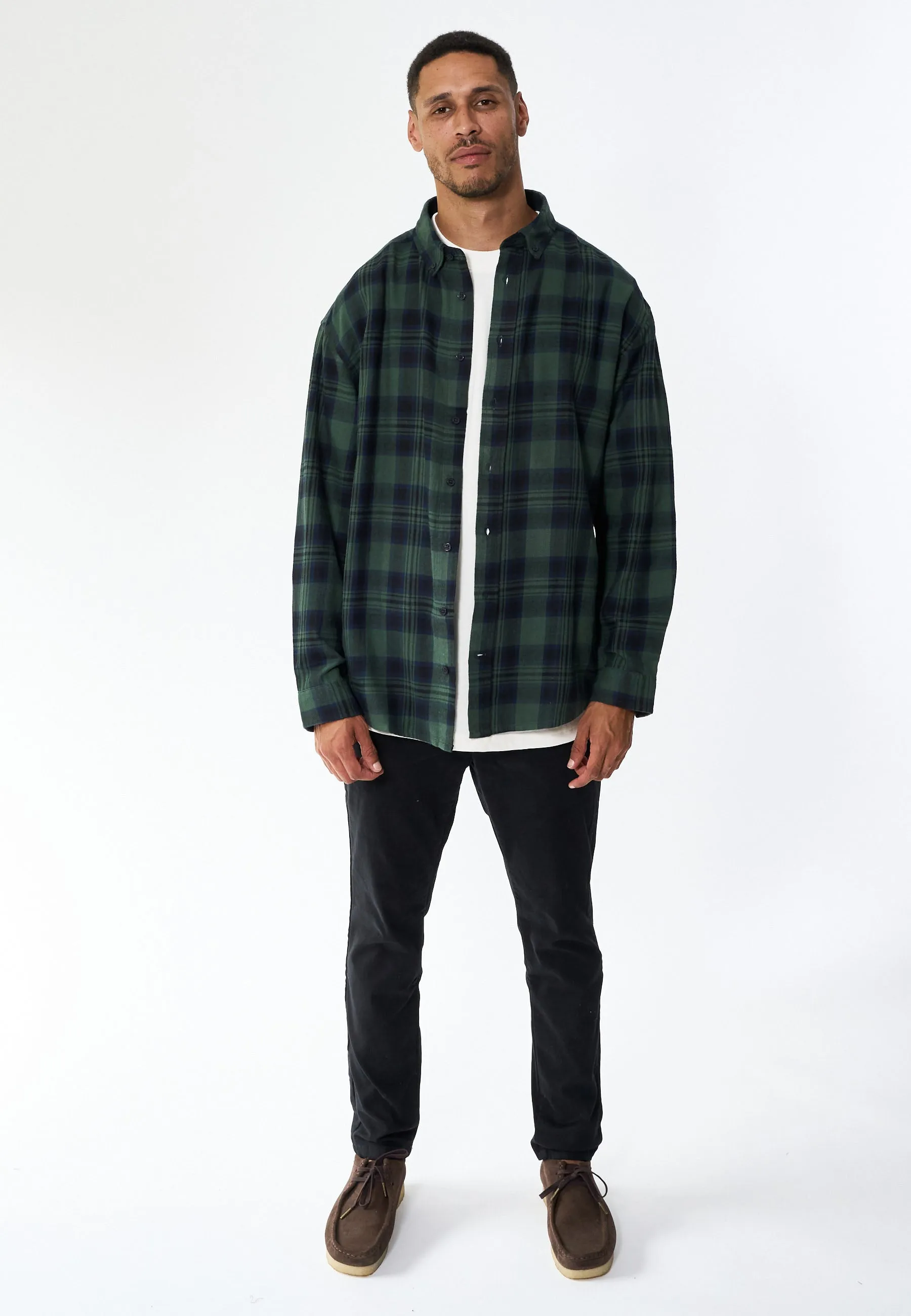 Shirt flanel Check - Mallard Green sold by Legends