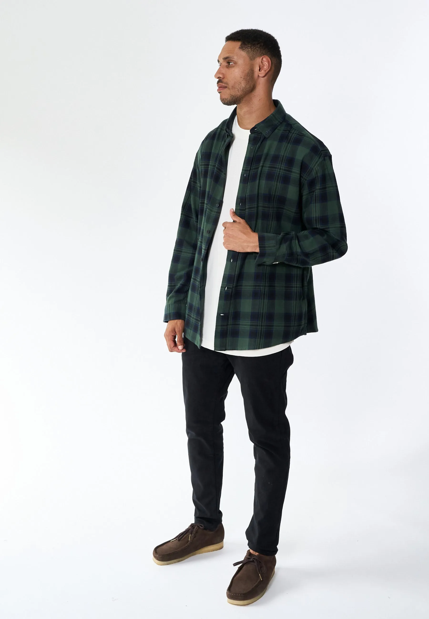 Shirt flanel Check - Mallard Green sold by Legends product image thumbnail 3