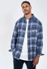 Russel Flannel Check 04 shirt - Sea Blue sold by Legends