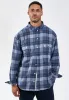 Russel Flannel Check 04 shirt - Sea Blue sold by Legends