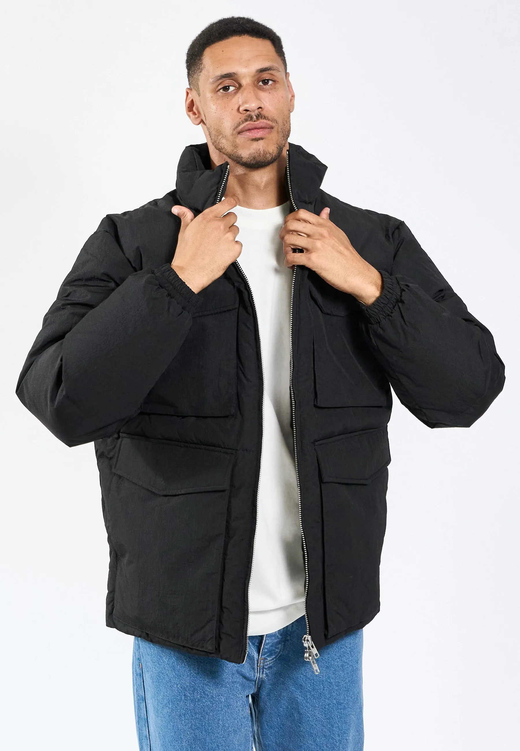 Laudo Puffer Jacket - Black sold by Legends product image thumbnail 3