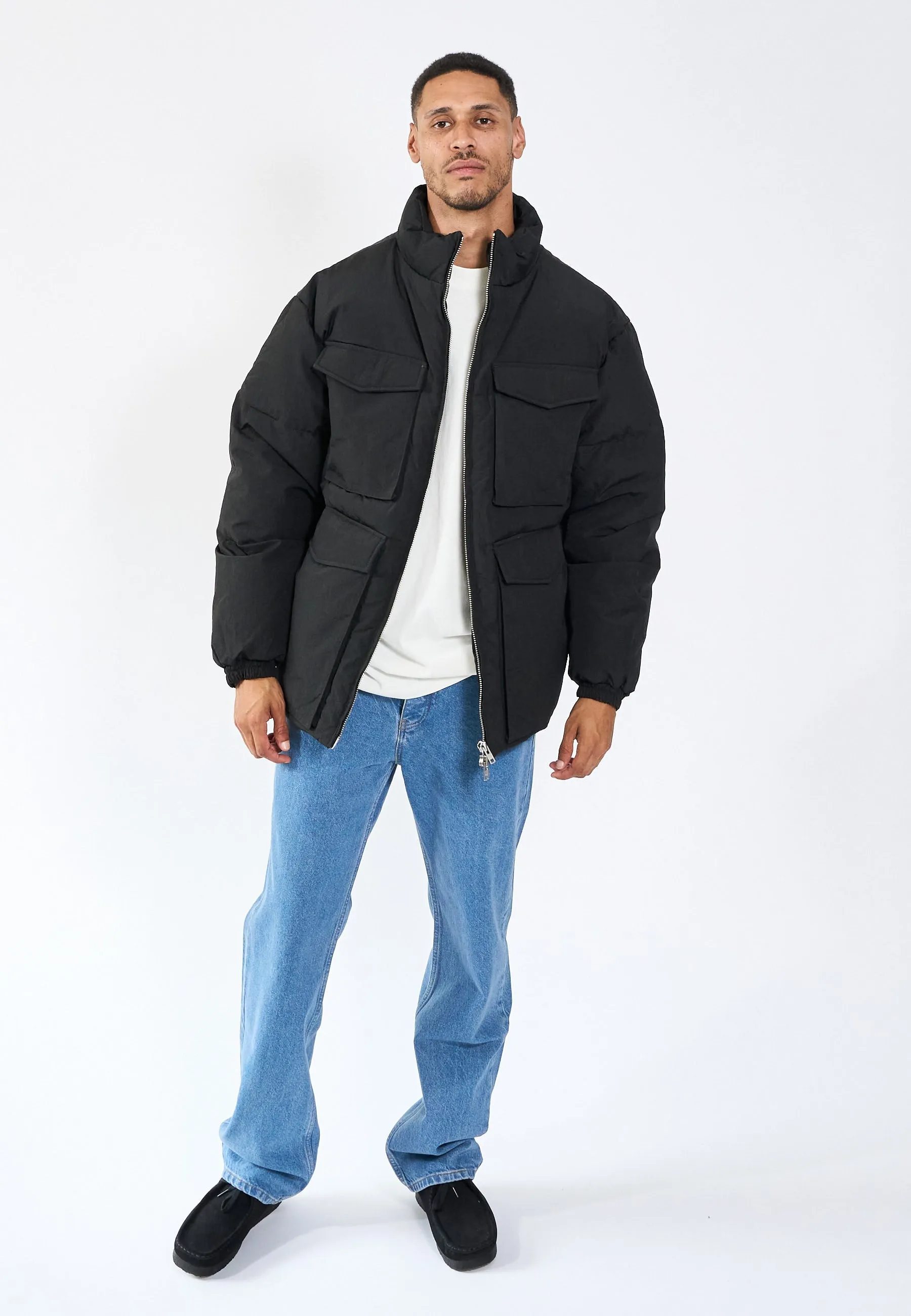 Laudo Puffer Jacket - Black sold by Legends