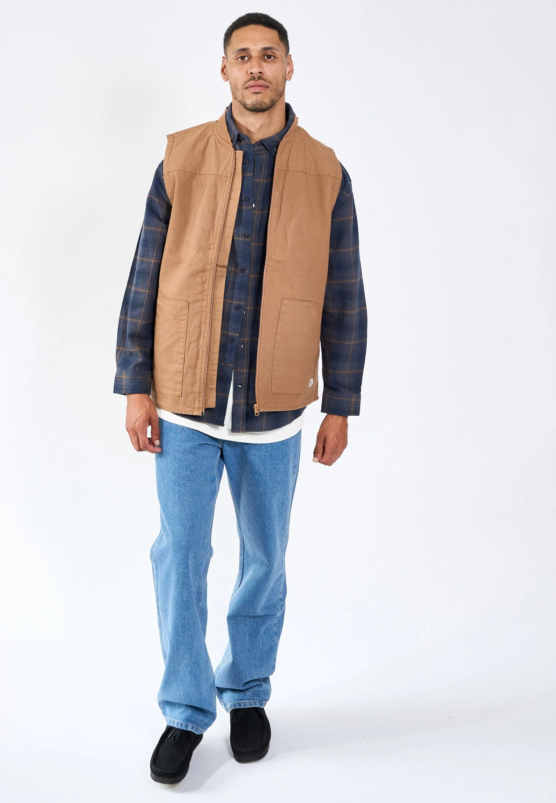Heavy Canvas Vest - Sepia Tint Brown sold by Legends product image thumbnail 2