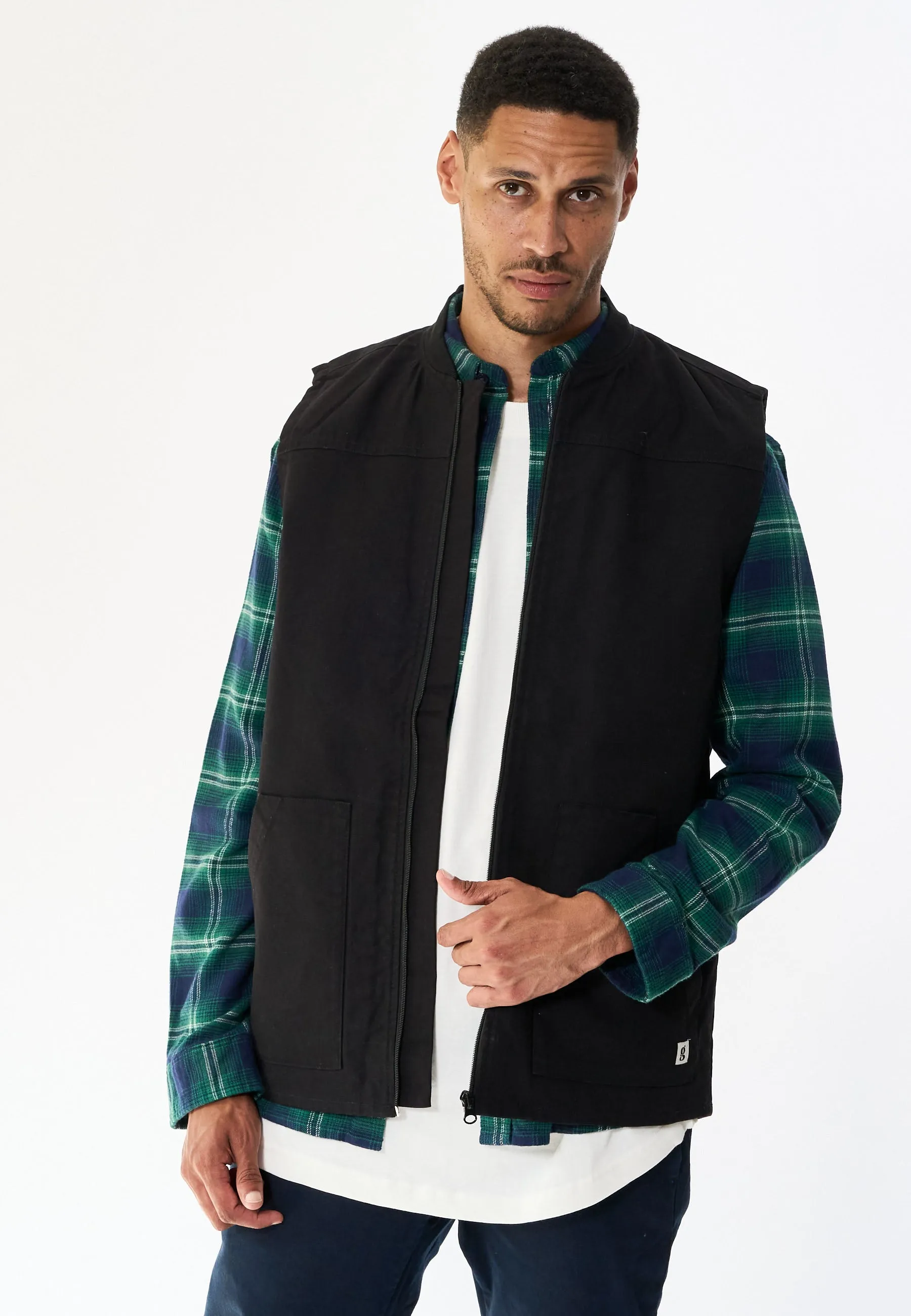 Heavy Canvas Vest - Black sold by Legends product image thumbnail 4