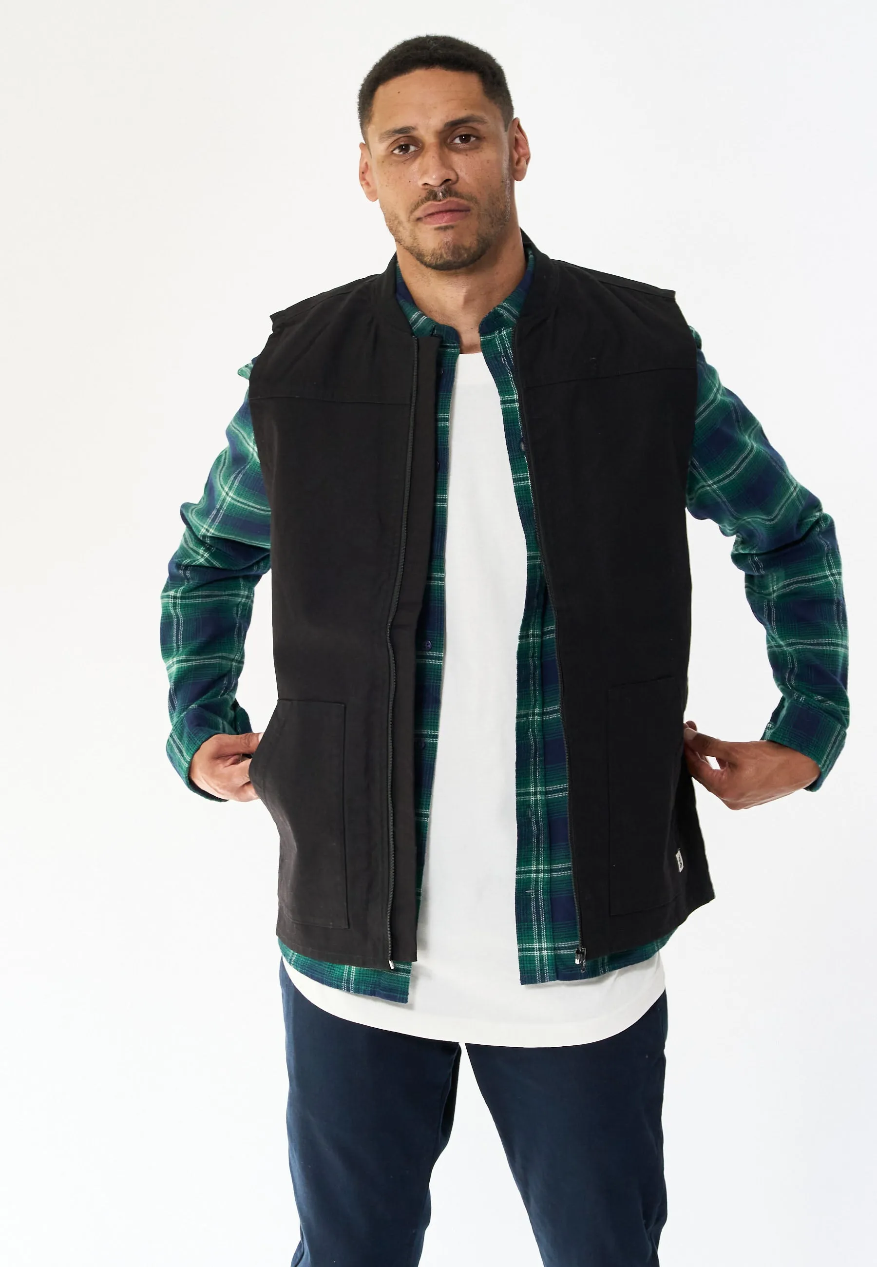 Heavy Canvas Vest - Black sold by Legends product image thumbnail 3