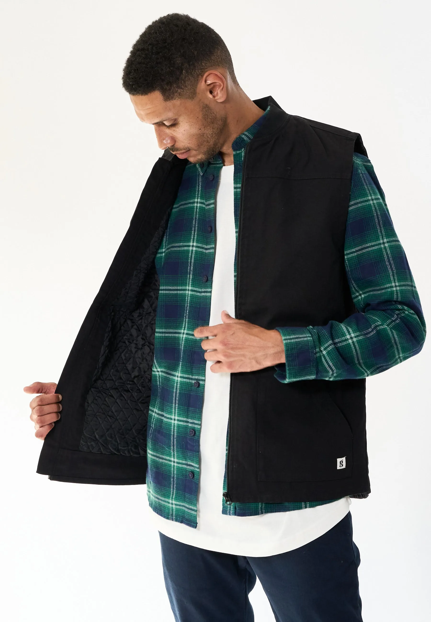 Heavy Canvas Vest - Black sold by Legends product image thumbnail 5
