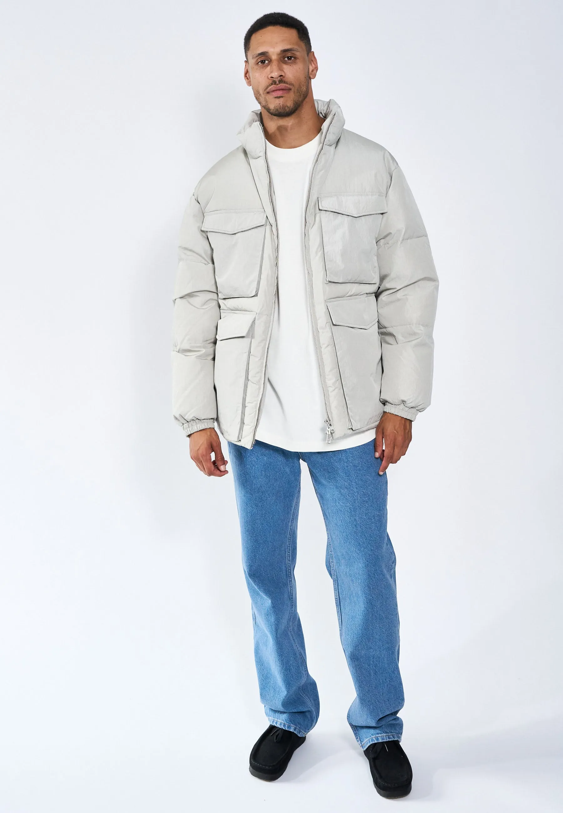Laudo Puffer Jacket - Grey sold by Legends product image thumbnail 3