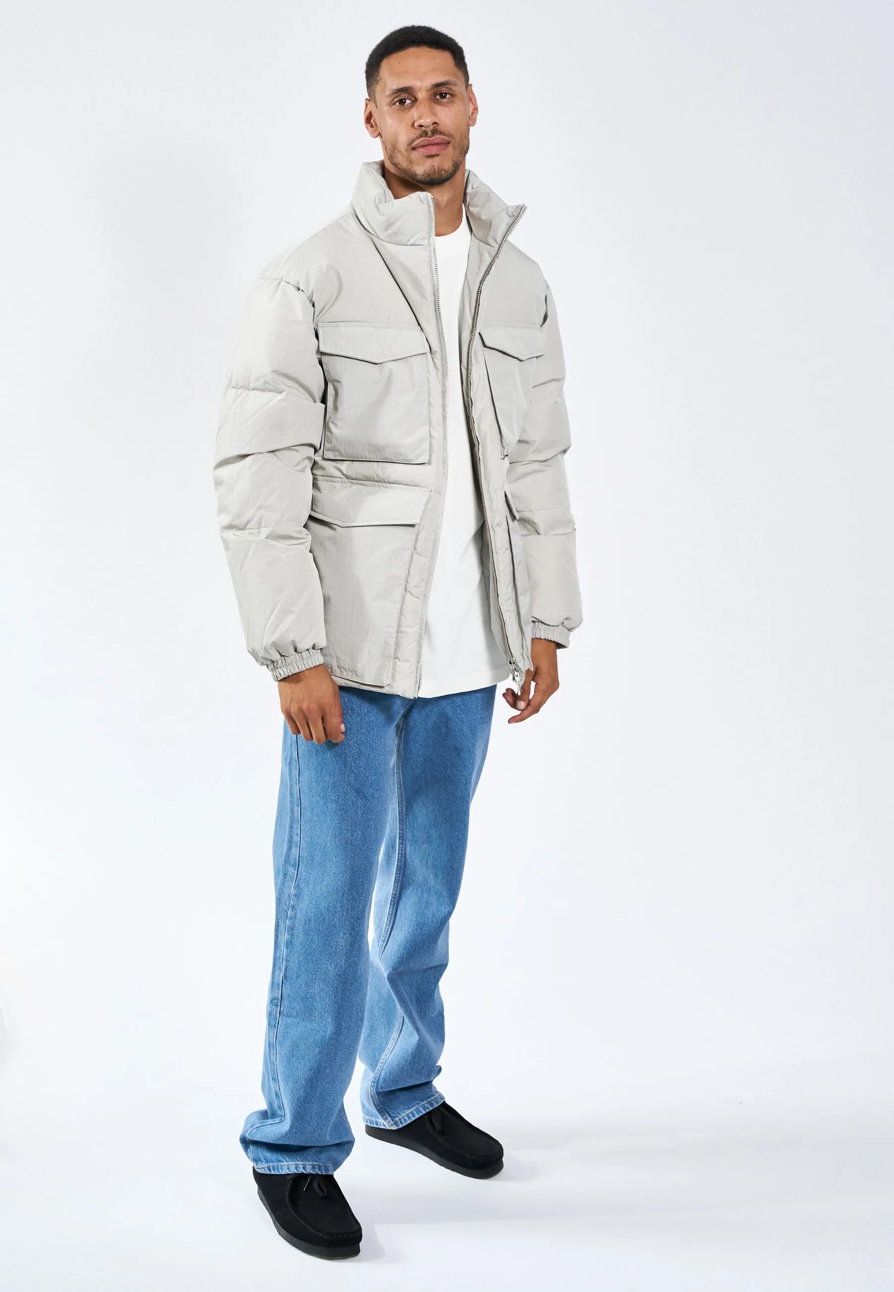 Laudo Puffer Jacket - Grey sold by Legends product image thumbnail 2