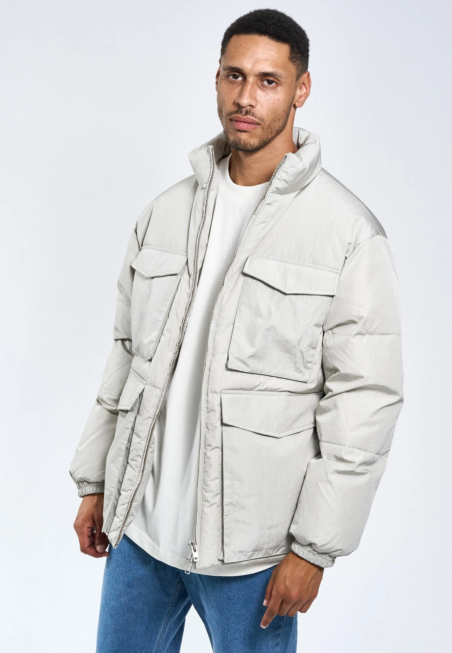 Laudo Puffer Jacket - Grey sold by Legends product image thumbnail 5