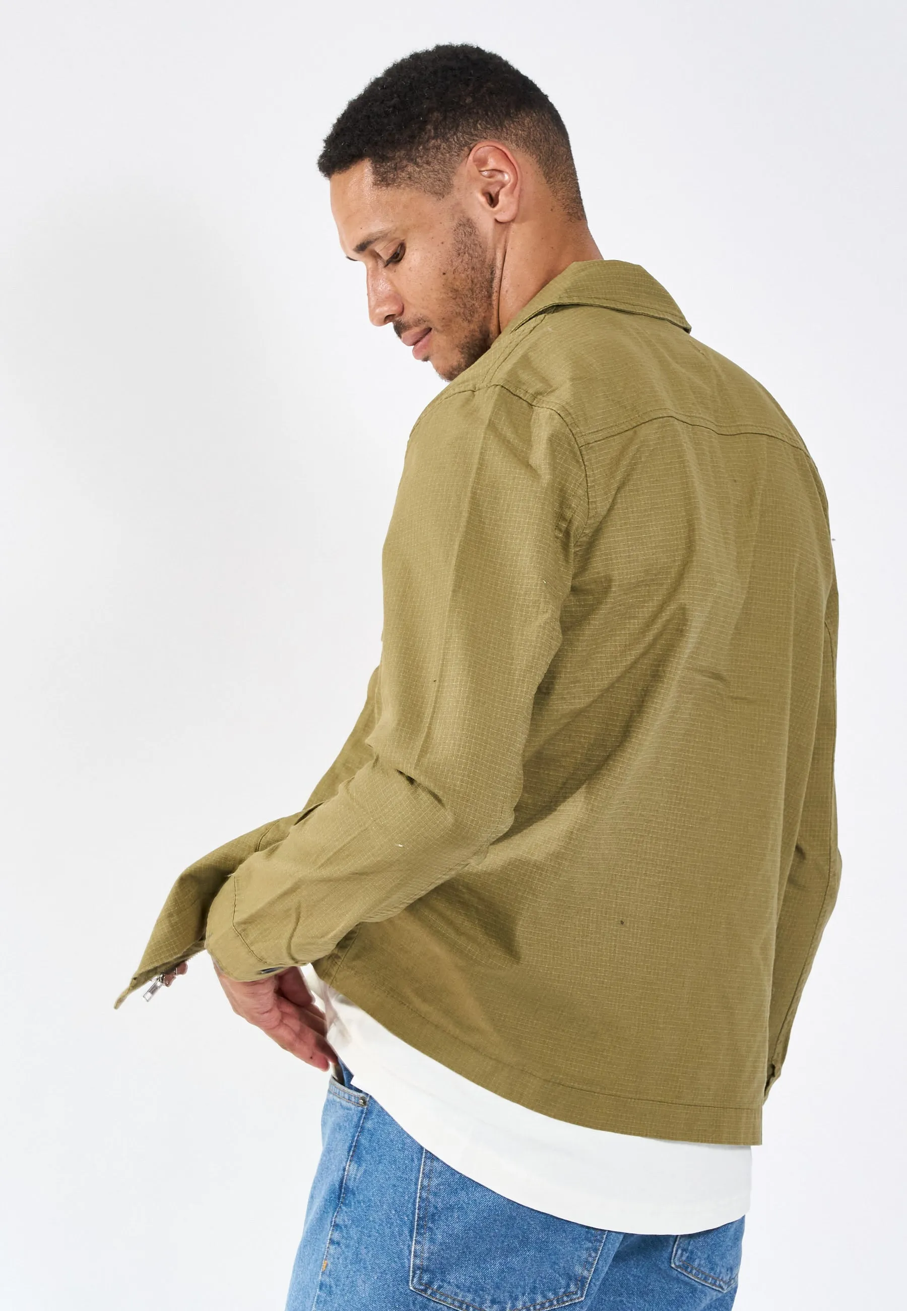 Monterey Overshirt - Olive sold by Legends product image thumbnail 4