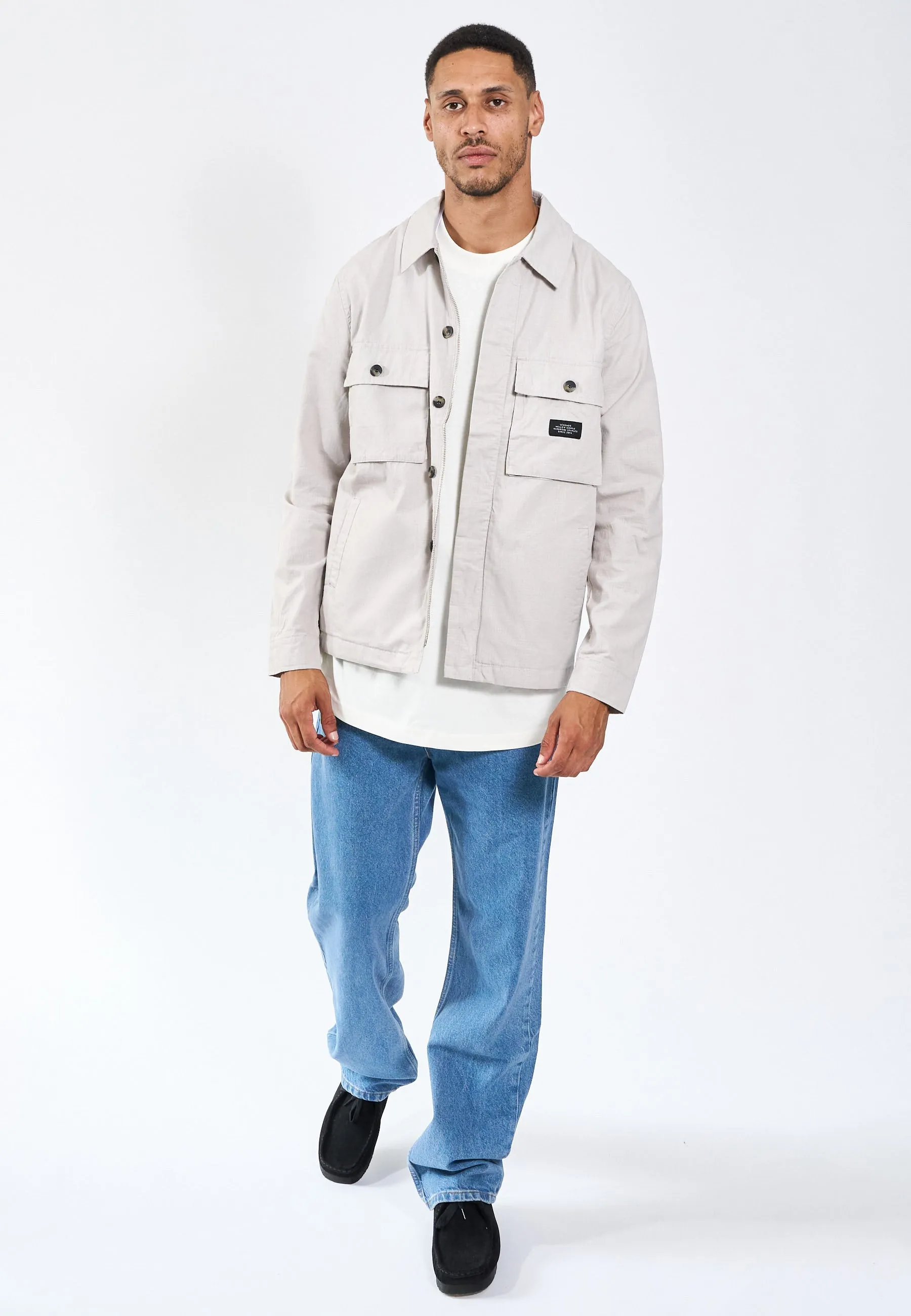 Monterey Overshirt - Grey sold by Legends product image thumbnail 2