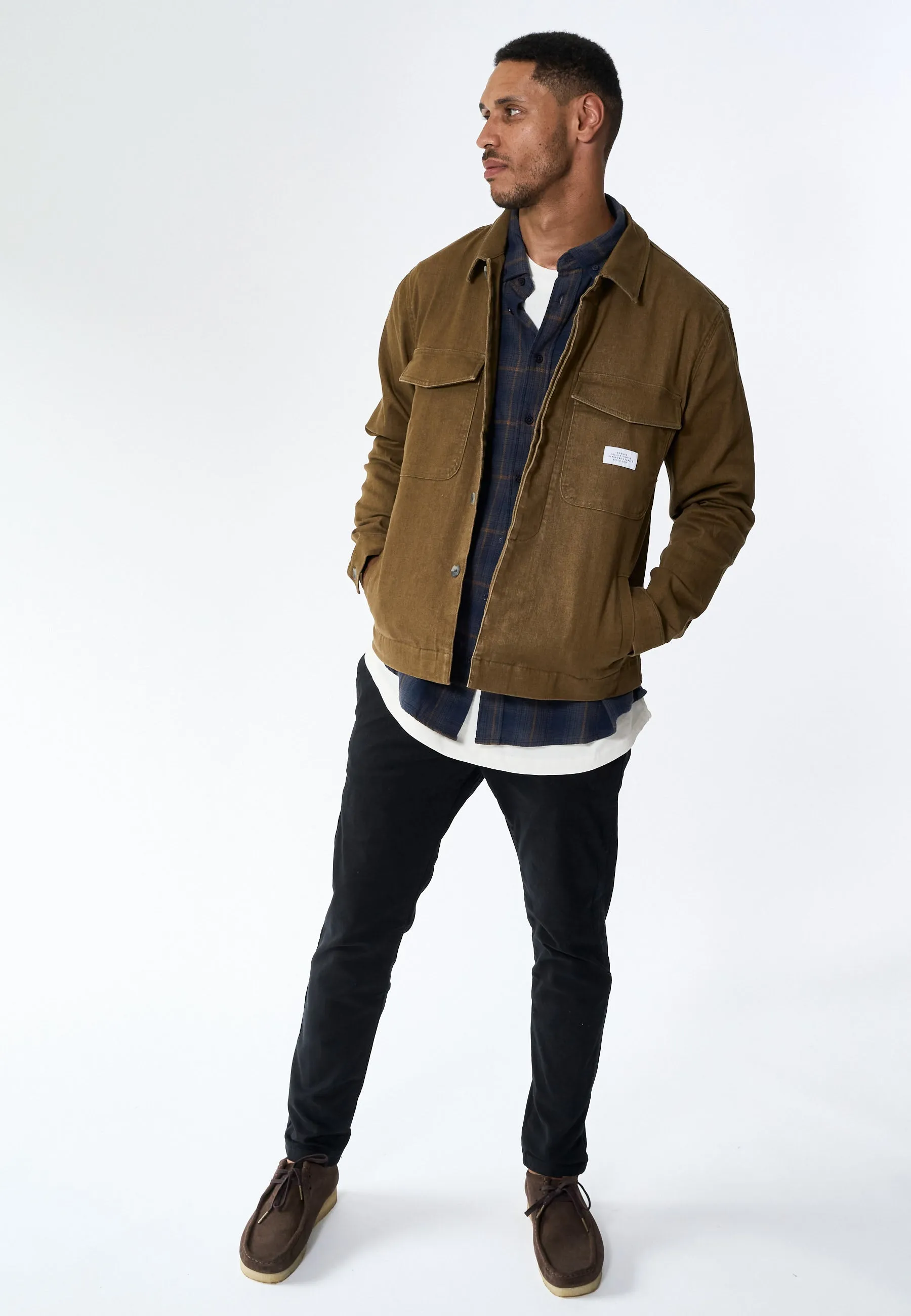 Baton Jacket - Brown Denim sold by Legends product image thumbnail 4
