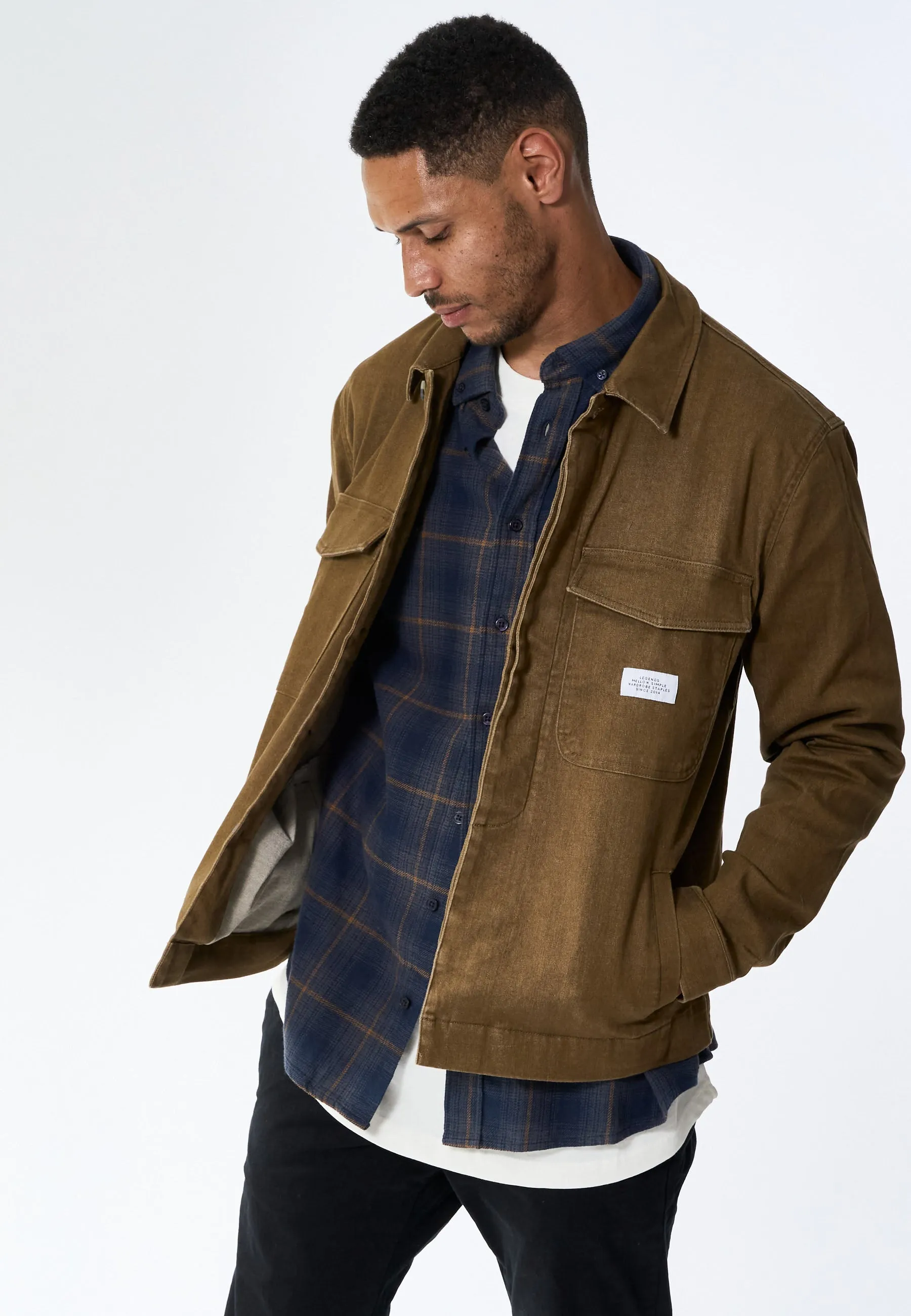 Baton Jacket - Brown Denim sold by Legends product image thumbnail 3