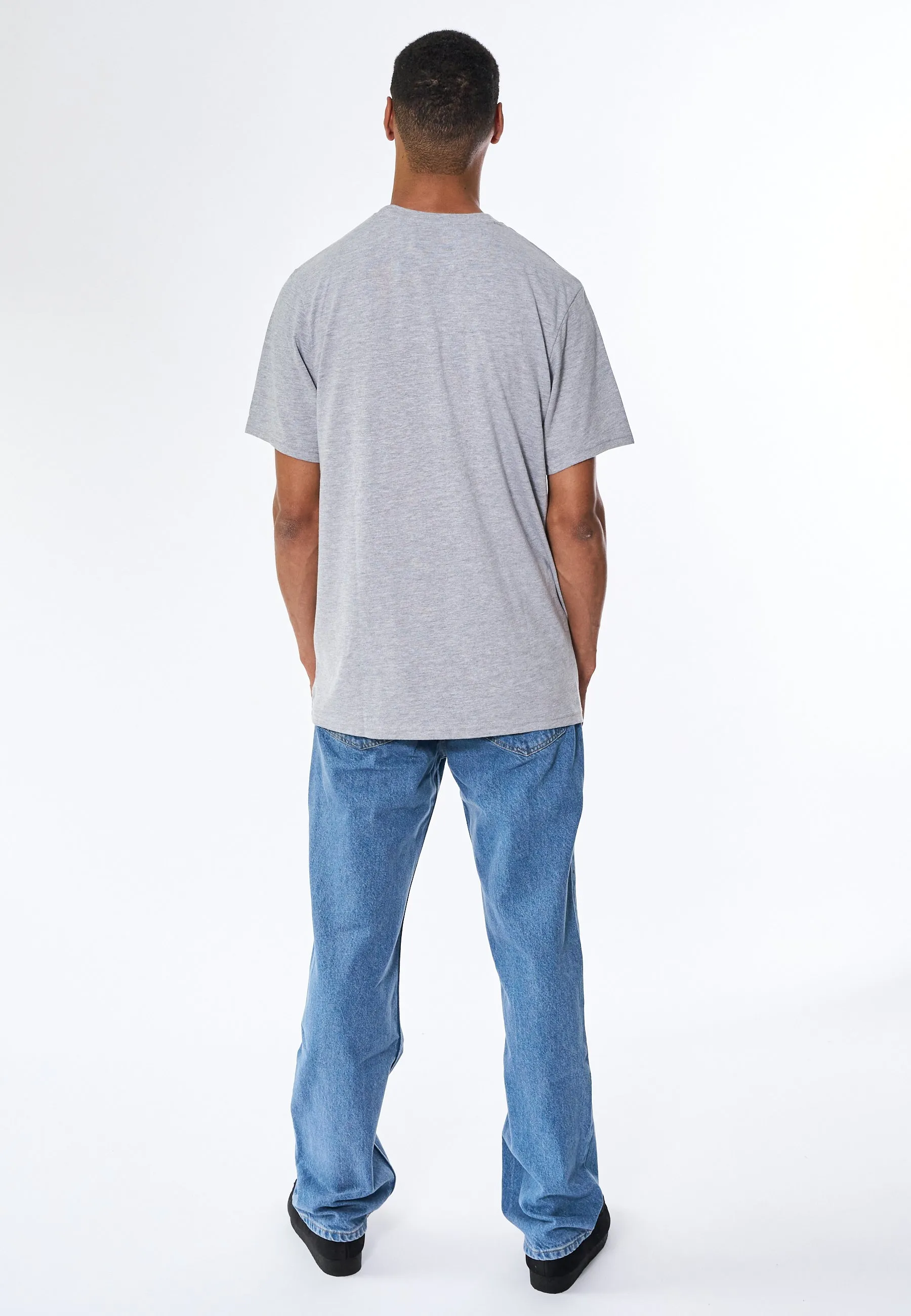 Tee Print Emb - Grey Melange sold by Legends product image thumbnail 4