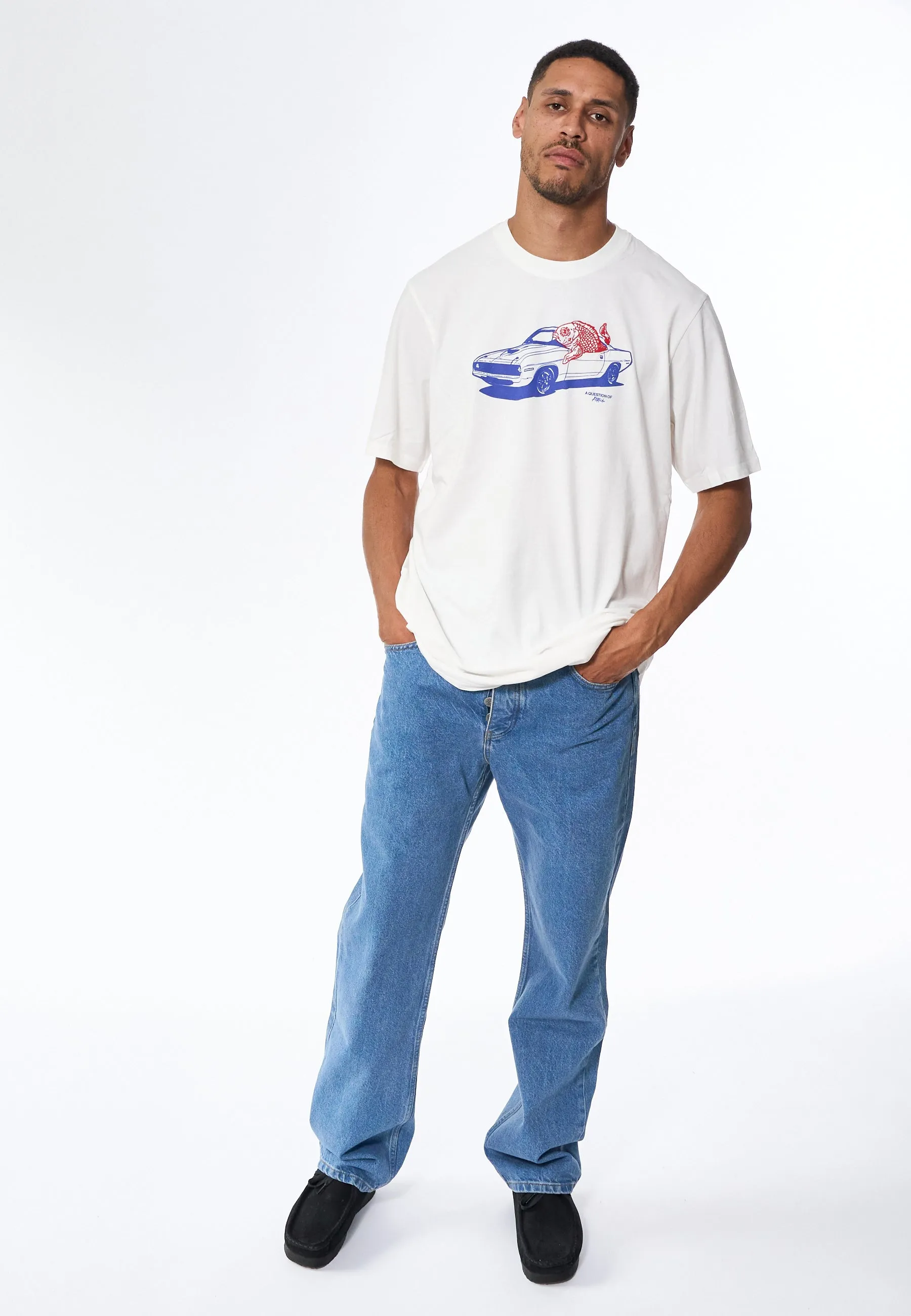 Tee Carfish - Off White sold by Legends product image thumbnail 2