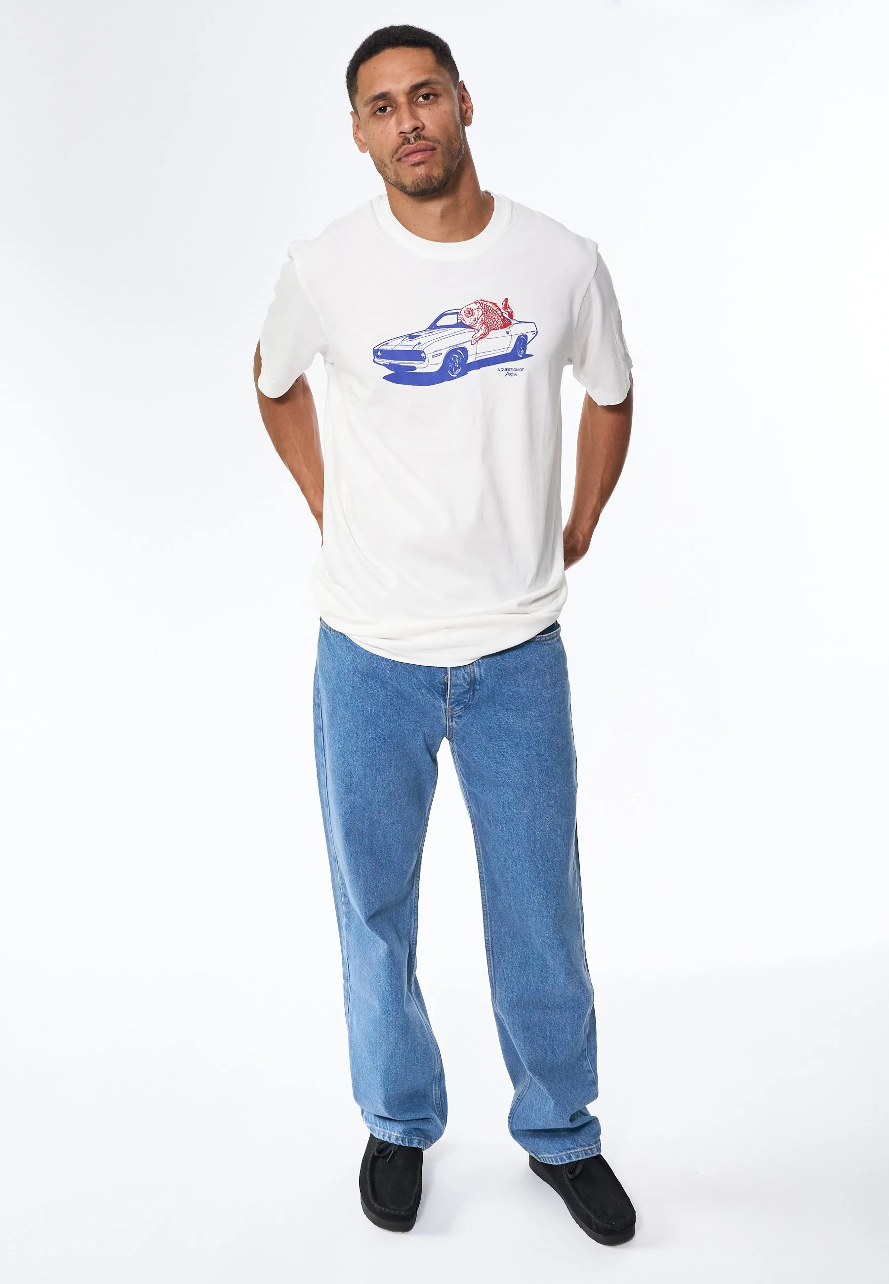 Tee Carfish - Off White sold by Legends product image thumbnail 3