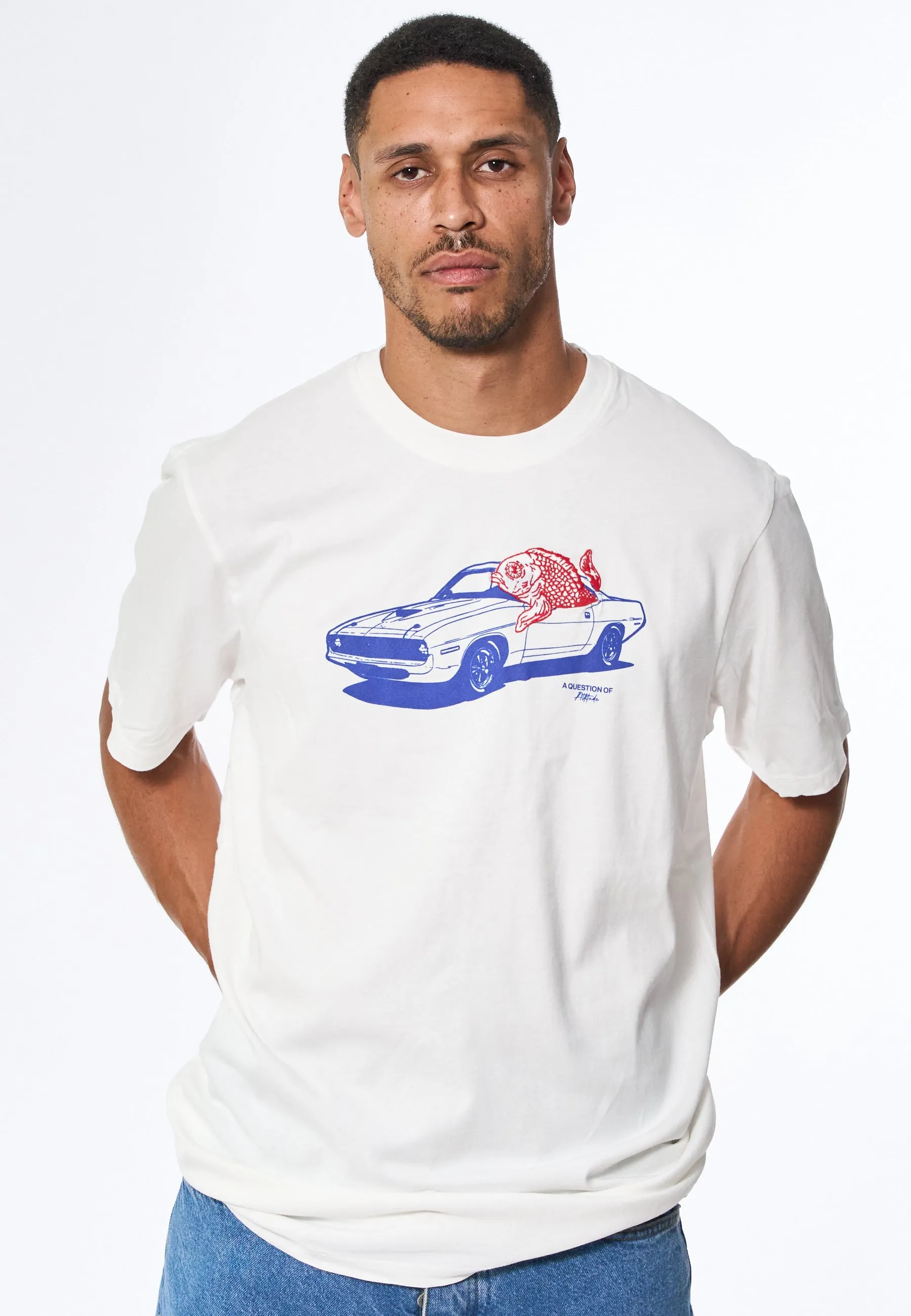 Tee Carfish - Off White sold by Legends product image thumbnail 4