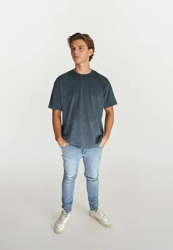 Ozzy Tee Acid Wash - Navy sold by Legends