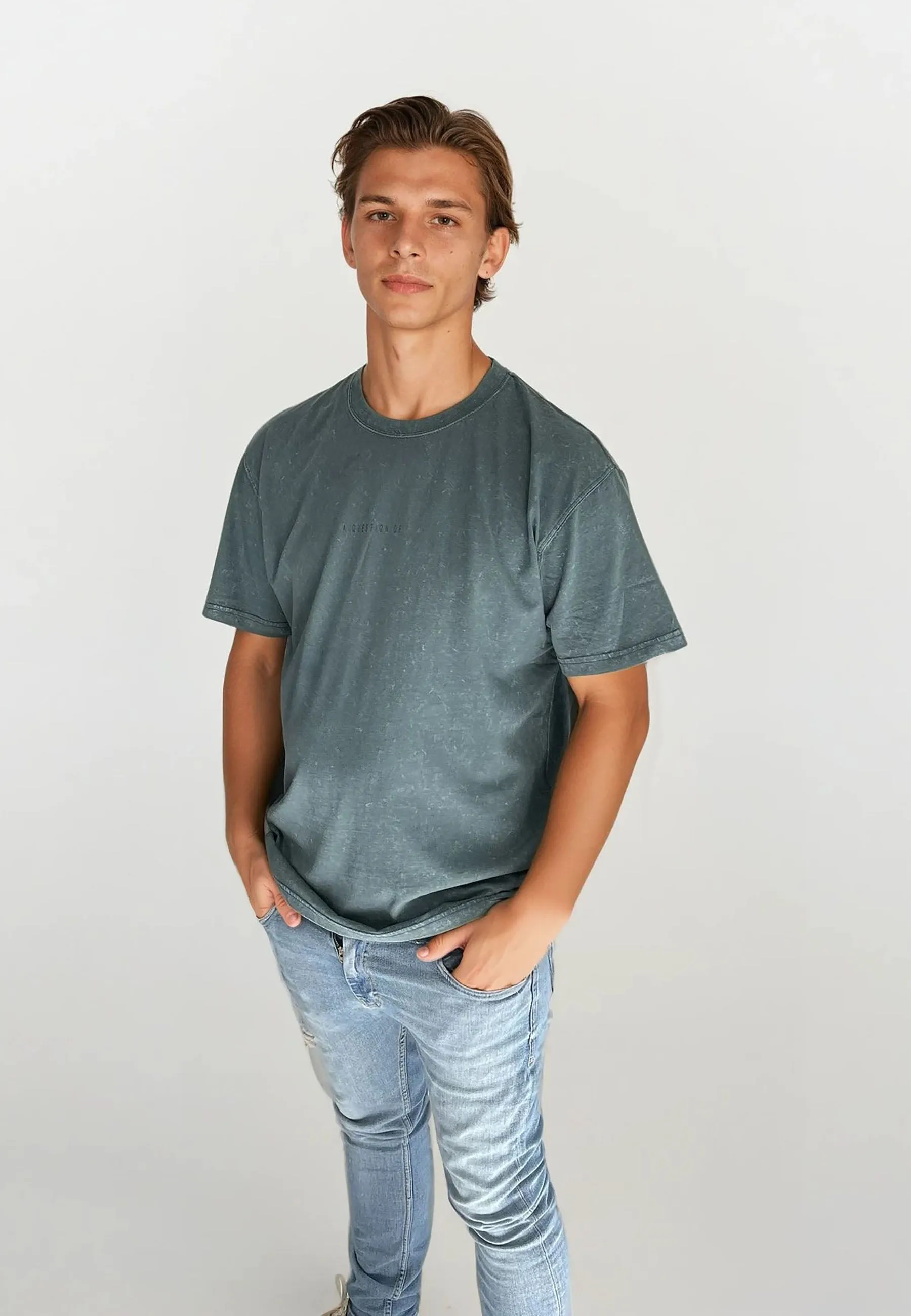 Ozzy Tee Acid Wash - Indigo sold by Legends product image thumbnail 2