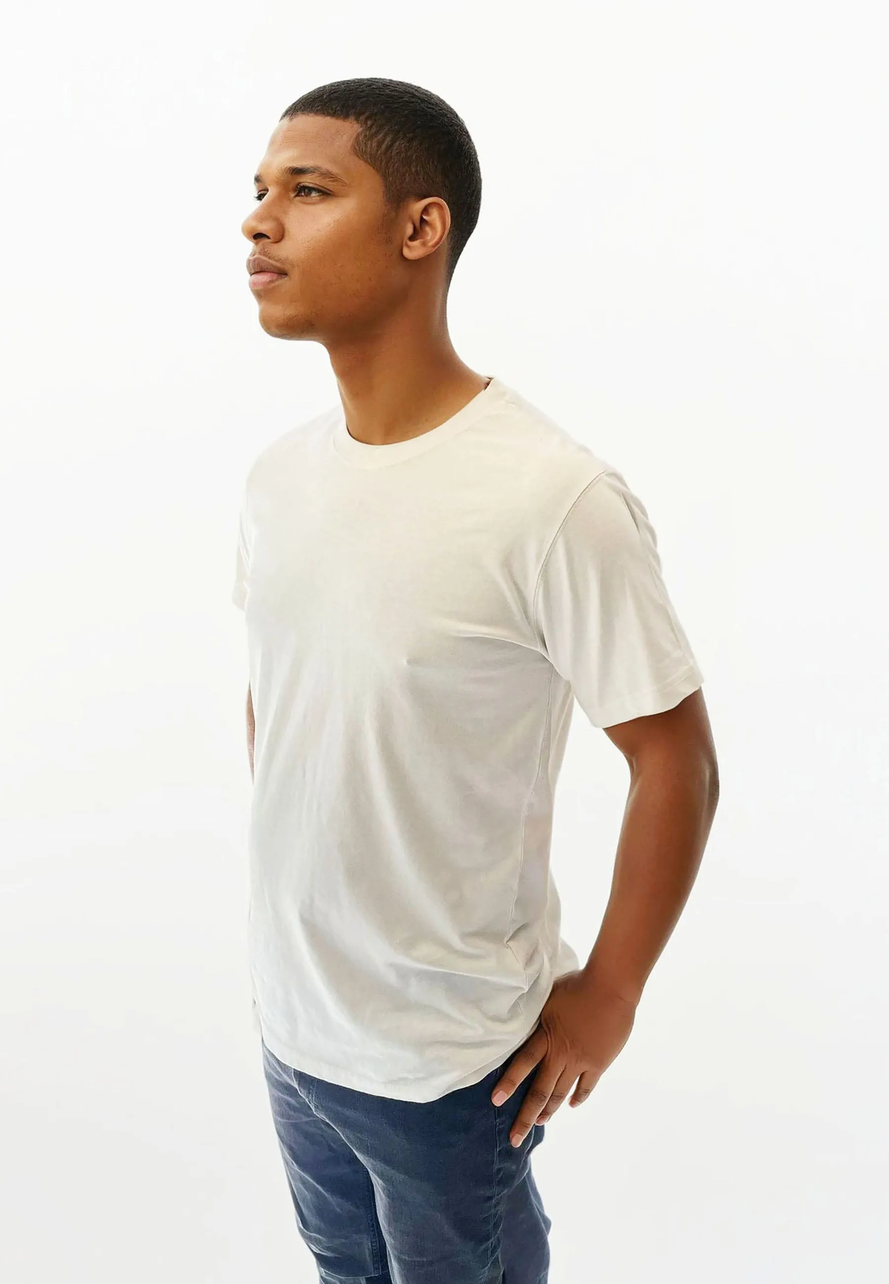Anders Tee Garment Dyed - Off White sold by Legends product image thumbnail 3