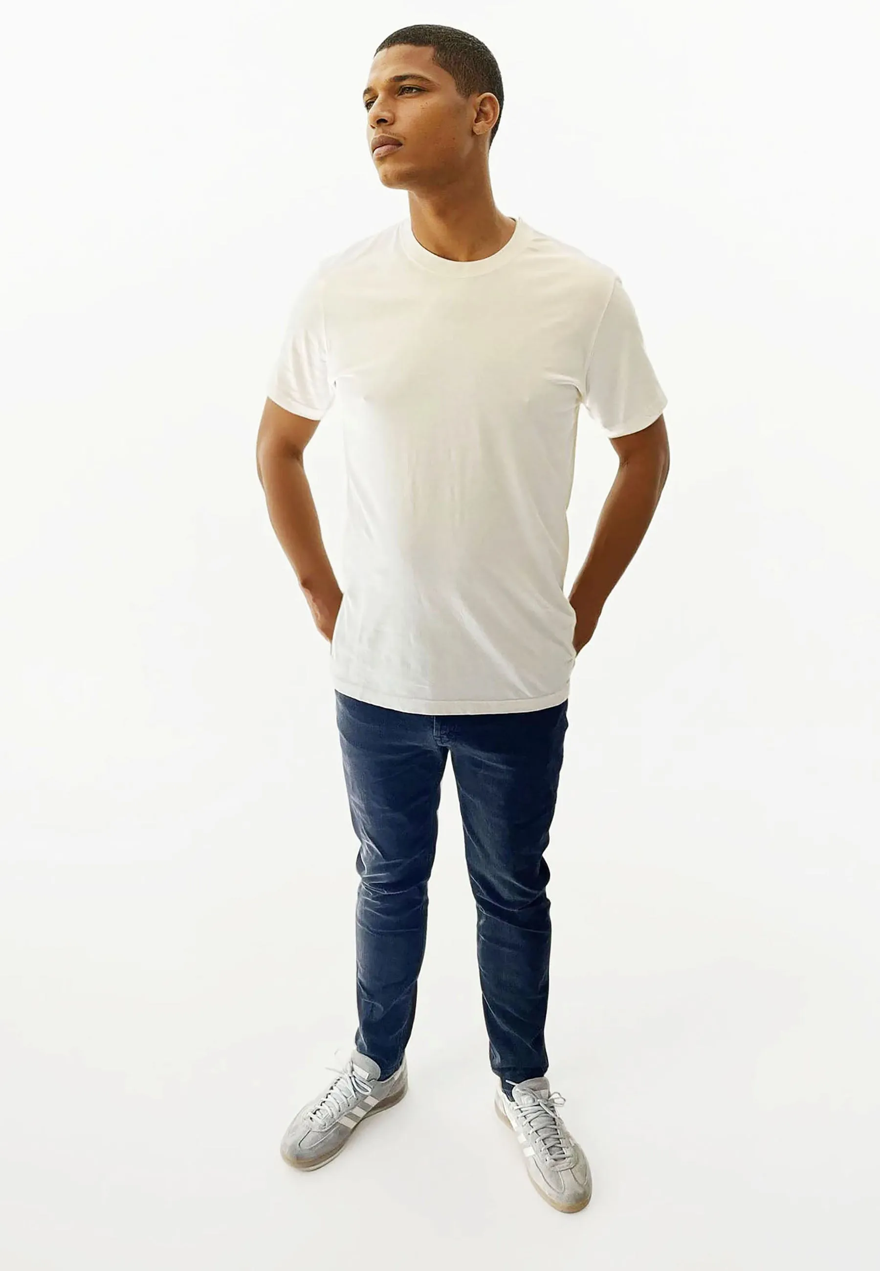 Anders Tee Garment Dyed - Off White sold by Legends