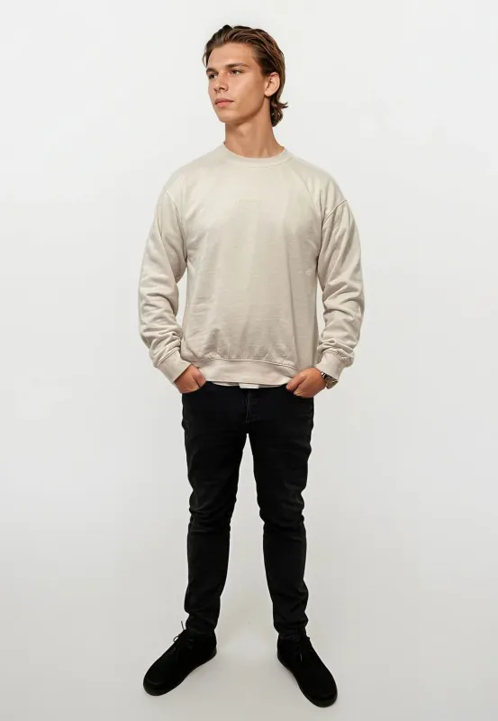 Ollie Crewneck Acid Wash - Off White sold by Legends