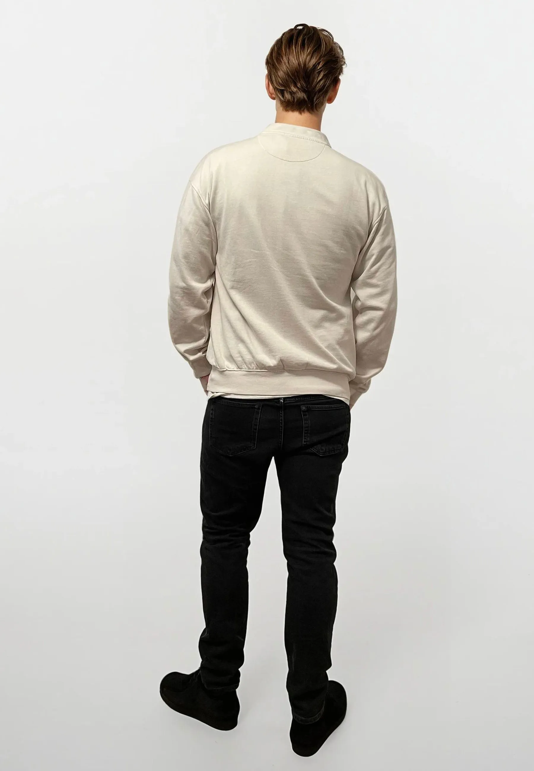 Ollie Crewneck Acid Wash - Off White sold by Legends product image thumbnail 2