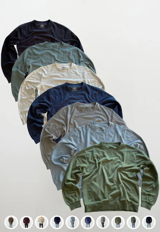 Johannes Crewneck Garment 7 PACK vælg imellem 10 FARVER sold by Legends