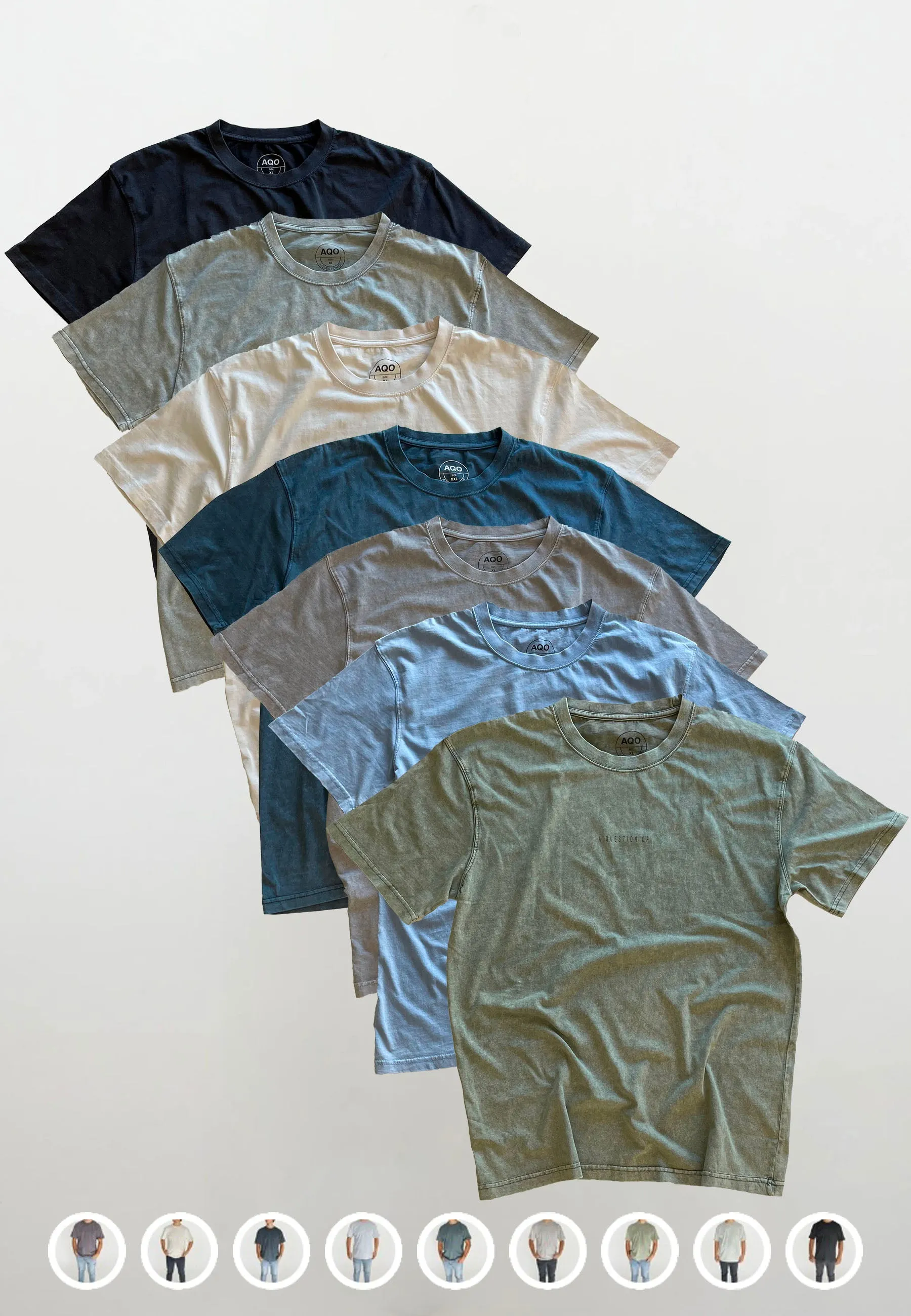 Ozzy Tee Acid 7 PACK vælg imellem 9 FARVER sold by Legends