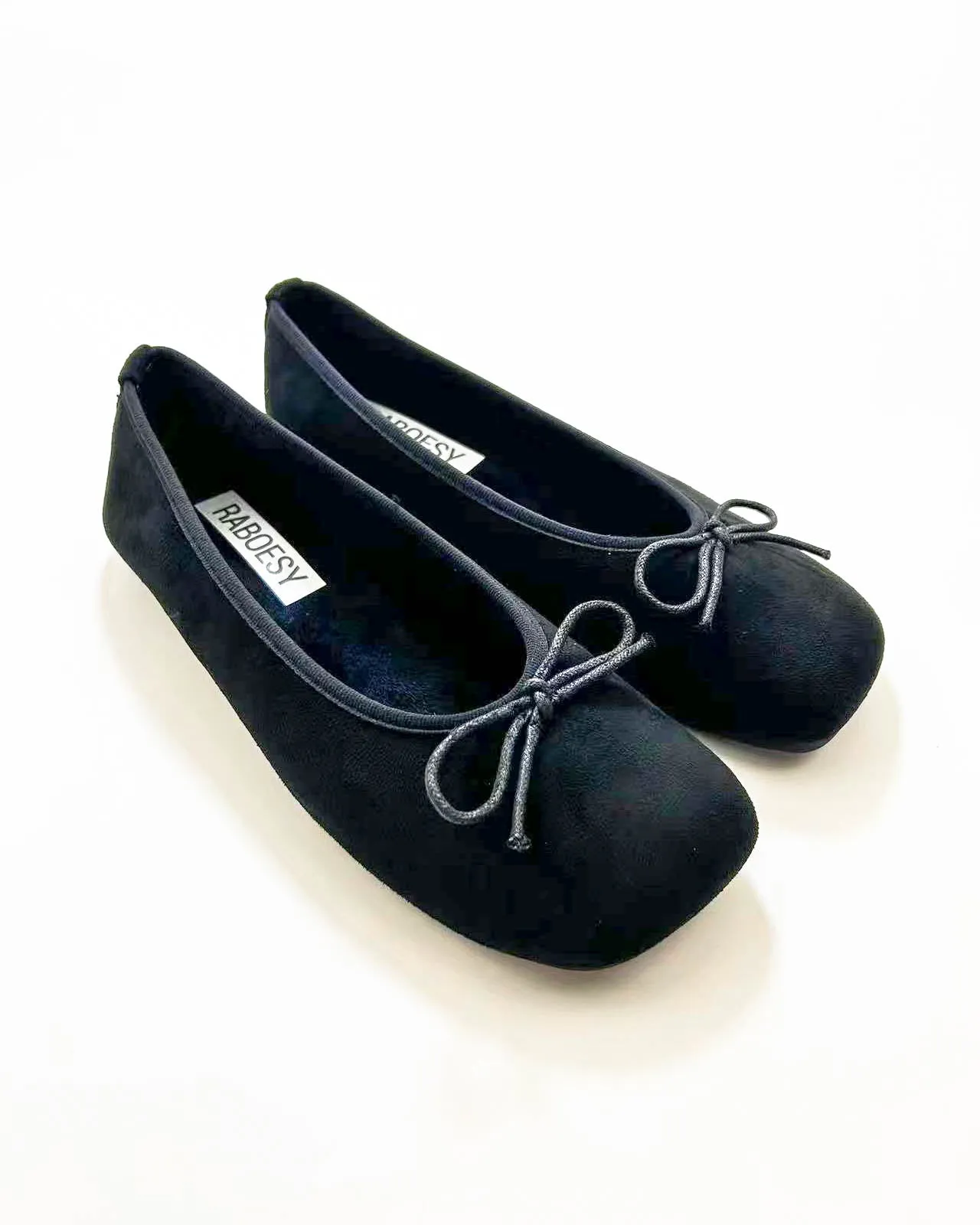 Suede Plain Toe Ballet Flats sold by Raboesy product image thumbnail 4