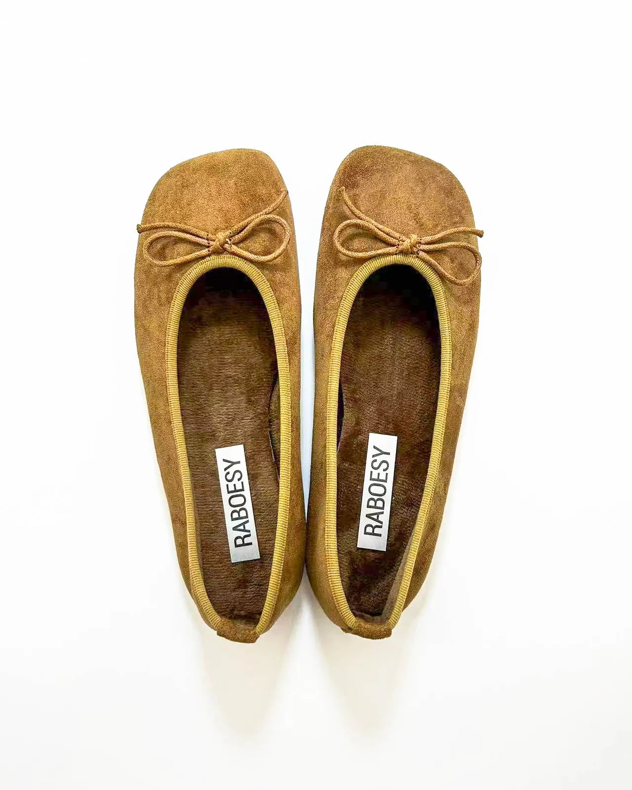 Suede Plain Toe Ballet Flats sold by Raboesy product image thumbnail 5