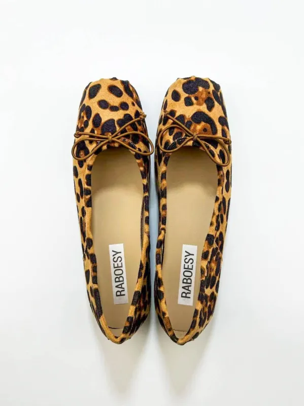 Fabric Plain Toe Ballet Heels sold by Raboesy