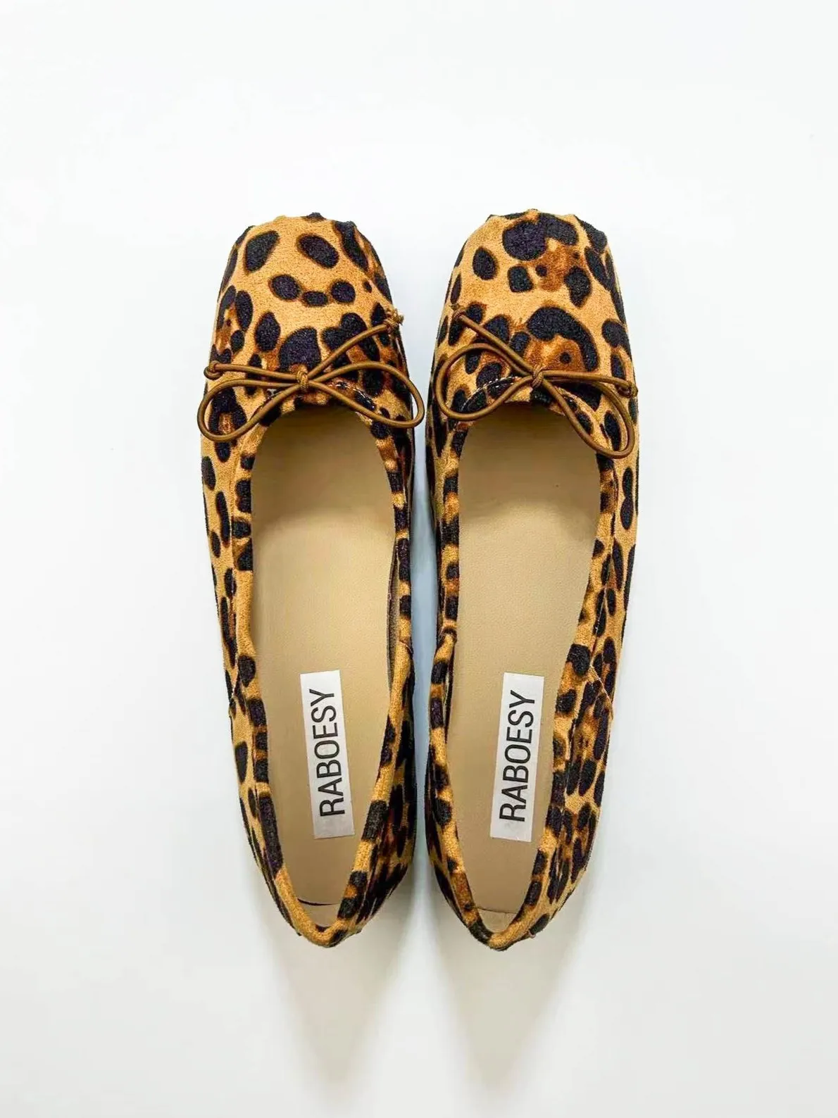 Fabric Plain Toe Ballet Heels sold by Raboesy