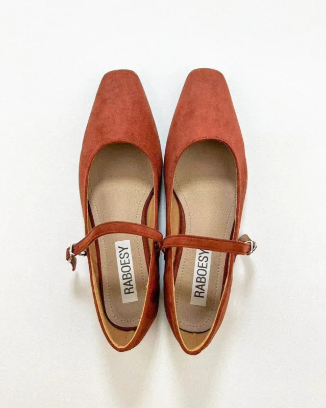 Suede Point Toe Mary Janes sold by Raboesy