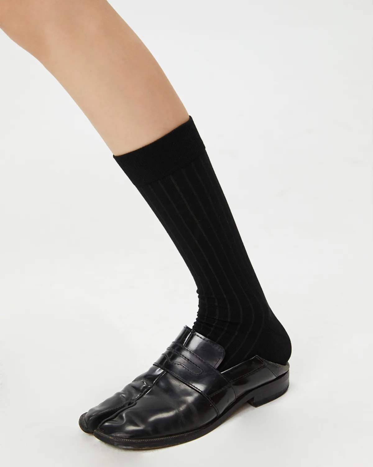 Ribbed Tabi Crew Socks sold by Raboesy product image thumbnail 2