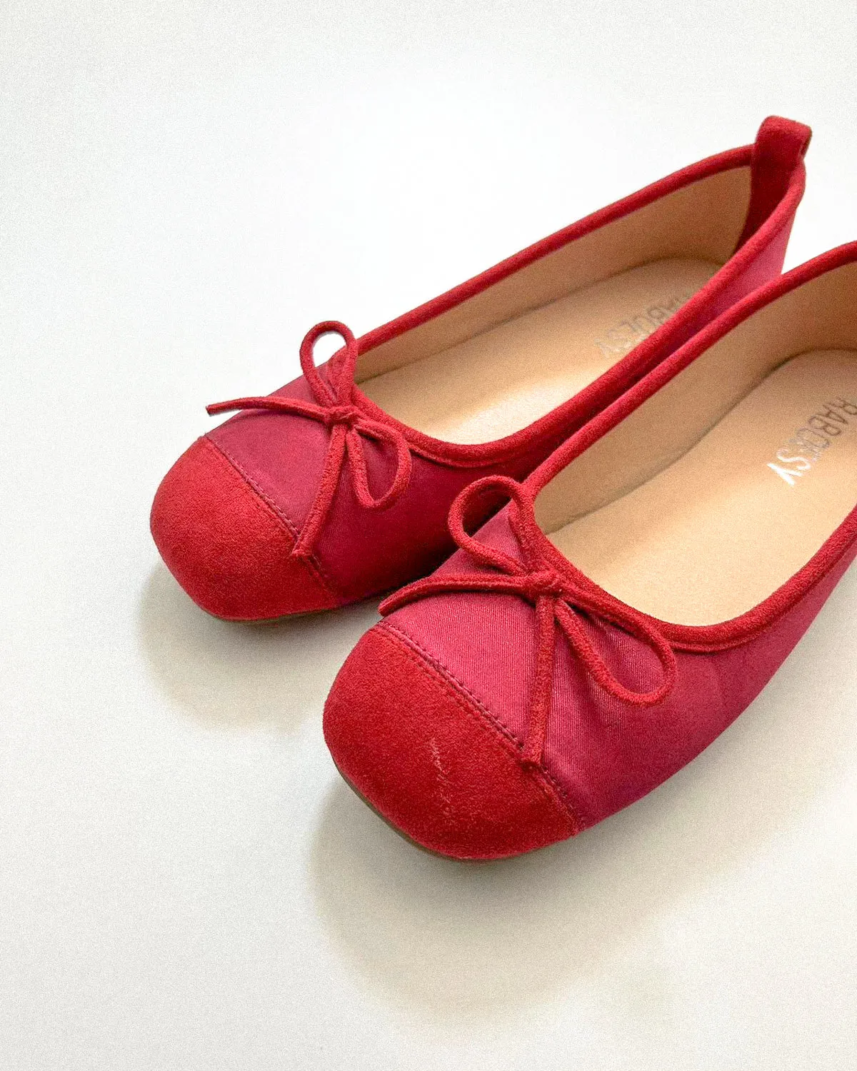 Round Toe Tie Bow Ballet Flats sold by Raboesy product image thumbnail 3